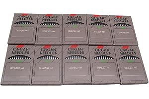 Organ Needle - 100PCS DBXK5Q1-NY Embroidery Needles in CKPSMS Clear Plastic Box Compatible with/Replacement for Janome Brand MB-4,MB-4S,MB-7,Melco Brand EP4,Elna Brand 9900 (90/14)