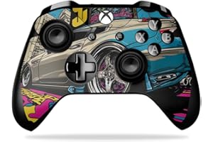 VISION SIGNS & GRAPHICS Gaming Skin Compatible with Microsoft Xbox One X Controller - Street Racer - Premium 3M Vinyl Protective Wrap Decal Cover - Easy to Apply | Crafted in The USA by MightySkins