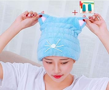 Amazon Com Microfiber Hair Drying Towels Cute Bath Towel Wrap