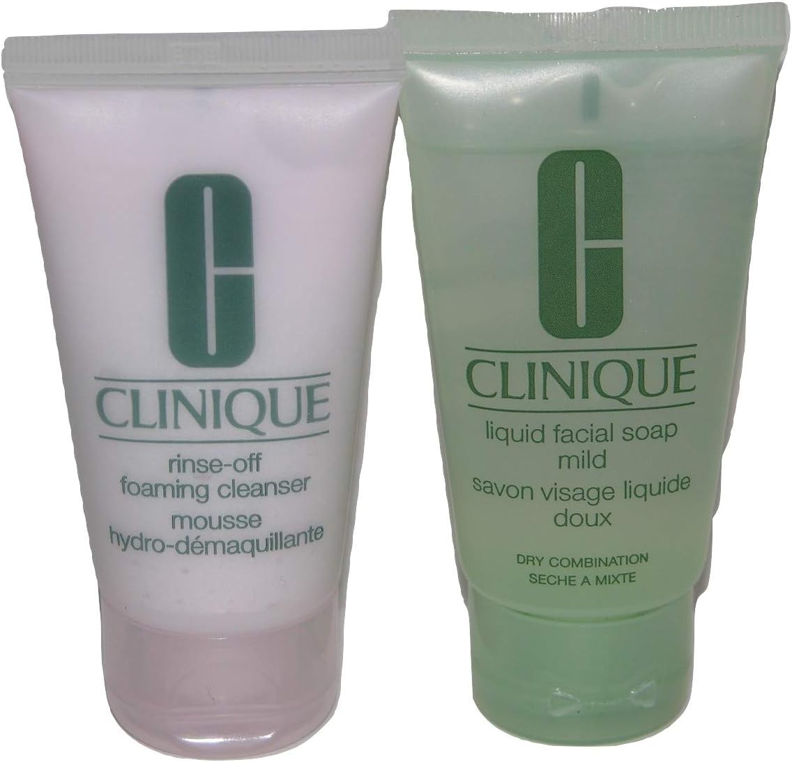 Clinique Liquid Facial Soap 30ml and Rinse Off Foaming Cleanser 30ml