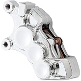 Arlen Ness Front Left 6 Piston Caliper for 11.8" Rotors Chrome 02-214