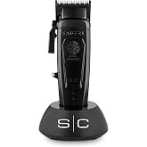 Stylecraft Saber 2 Professional Cordless Brushless Motor Hair Clipper | Full metal body, EON brushless motor, Up to 7200 RPM, DLC Echo blade, Taper brackets, Zero-gap, USB-C, Up to 2.5-hr runtime