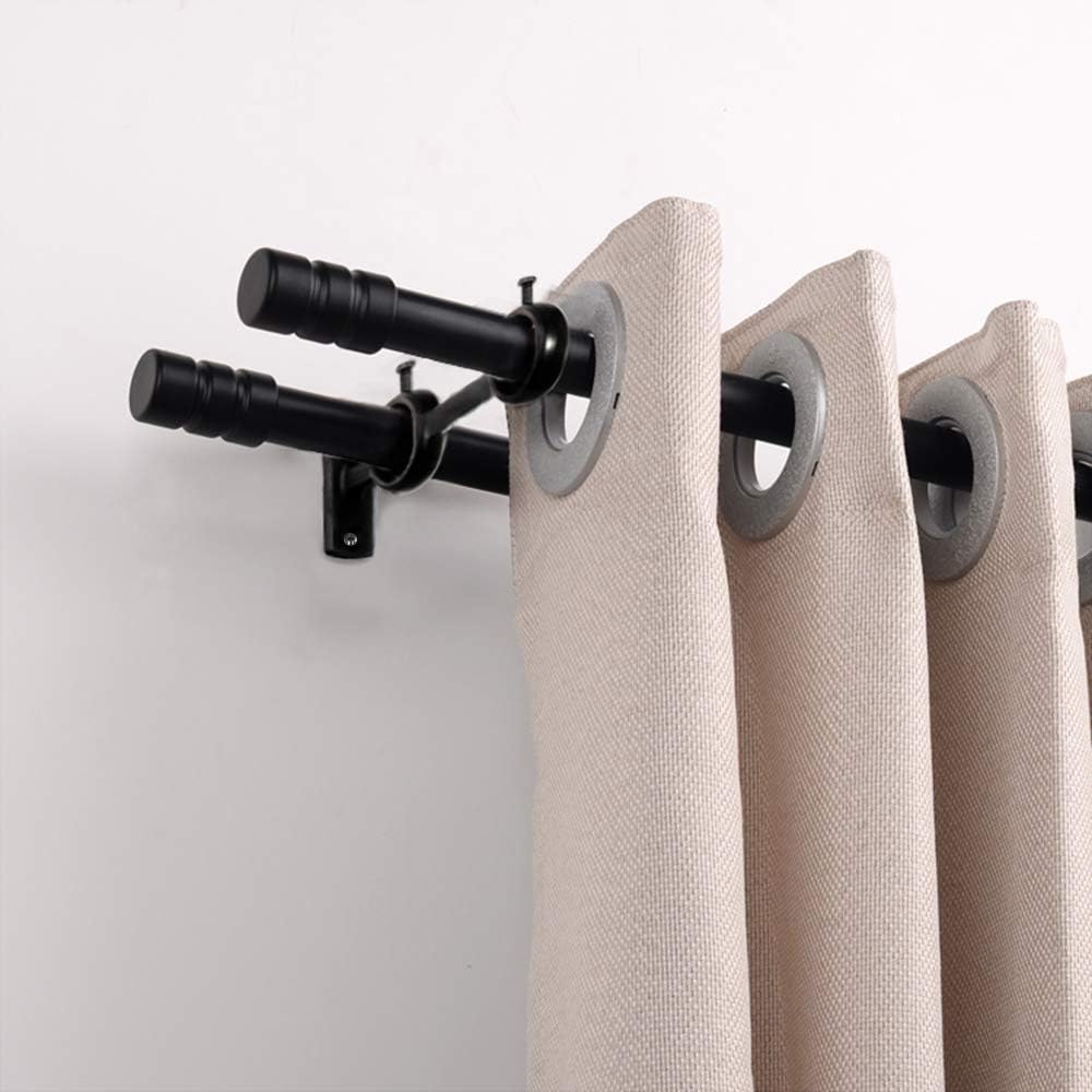 Adjustable Curtain Rod Holder Super Carrying Capacity Double Curtain Rod Hanging Brackets Heavy