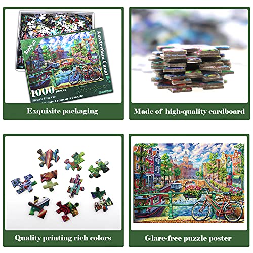 Jigsaw Puzzles 1000 Pieces Puzzles for Adults 1000 PieceAmsterdam