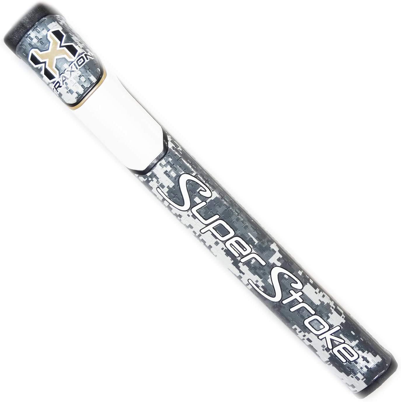 SuperStroke Traxion Flatso 1.0 Golf Putter Grip Featuring Our Distinct Pentagonal Wide, Flat Shape with Five Pronounced Edges, Digi Camo/Tan