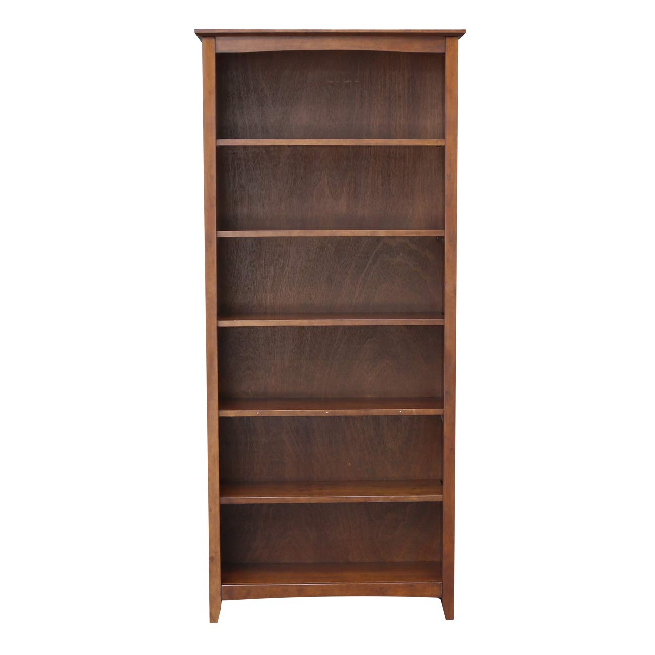 Photo 1 of **SELLING FOR PARTS AS PARTIAL SET. **International Concepts, 72" High Bookcase With Adjustable Shelves, Solid/ Sturdy Parawood Construction, Durable Furniture, Eco-Friendly, Espresso