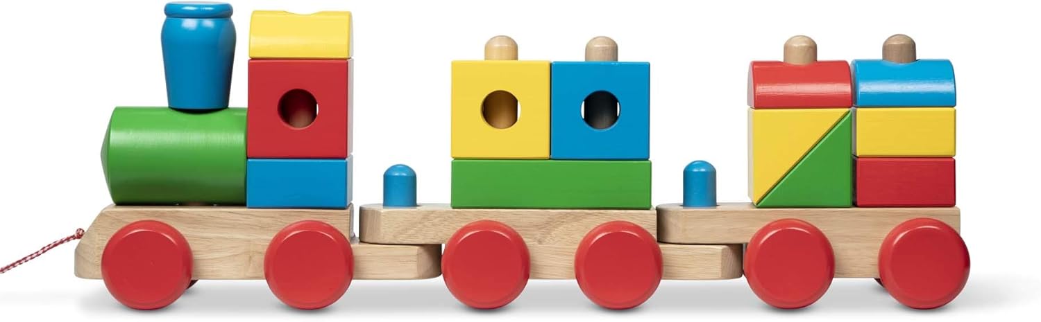 melissa and doug jumbo stacking train