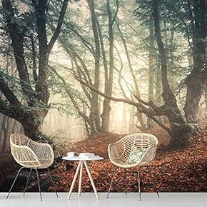 signwin Wall Mural Landscape of Forest Removable Self-Adhesive...