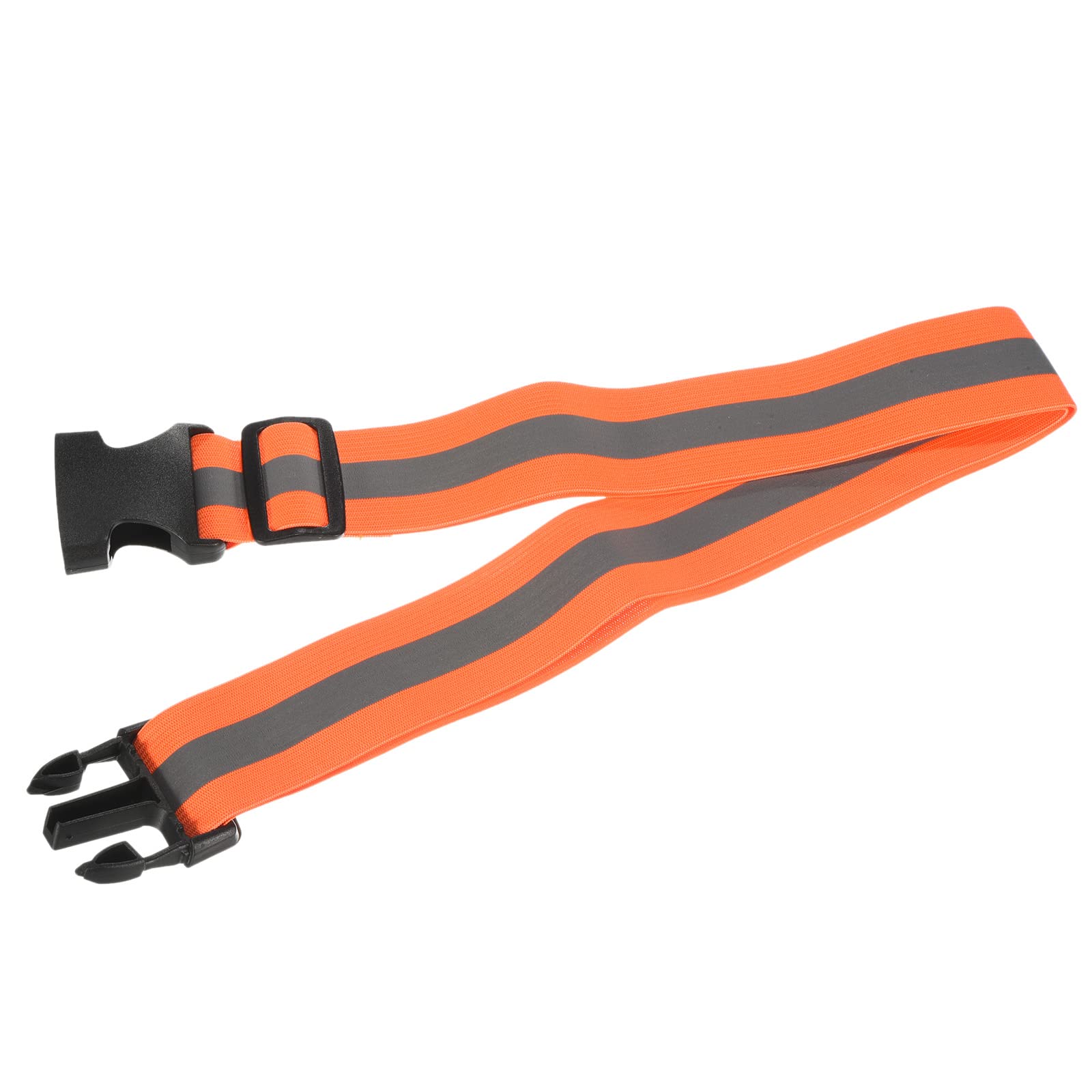 M METERXITY Reflective Belt Bands - High Visibility Safety Reflector Tape Gear, Apply to Cycling Running Night Walking(24x1.6 Inch, Orange)