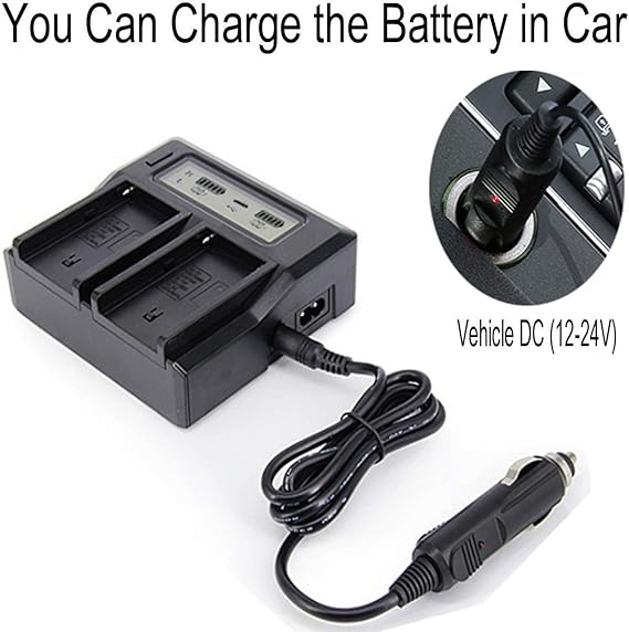 Np Fv50a Np Fv70 Np Fv70a Dual Channel Lcd Display Battery Charger For Sony Np Fv30