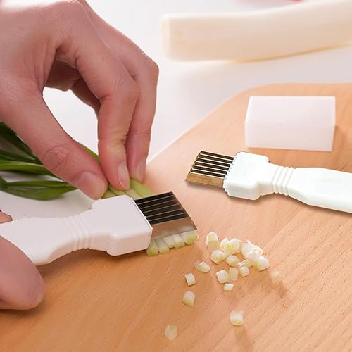 Shred Silk The Knife - 2024 Upgrade Green Onion Cutter, Stainless Steel Vegetable Slicer For Kitchen - View #7