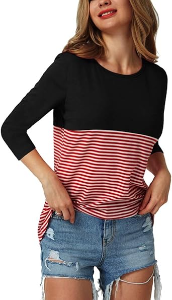 high waisted shorts and t shirt