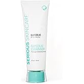 Serious Skincare Glycolic Cleanser - Daily Non-Drying Exfoliating Face Wash - 10% Glycolic Acid - Deep Pore Purifying - Removes Blackheads, Makeup & Impurities 4 Fl. Oz.