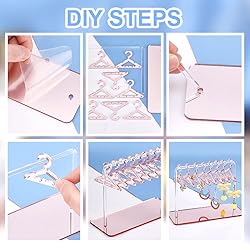 PH PandaHall 2 Sets Acrylic Earring Holder, Coat