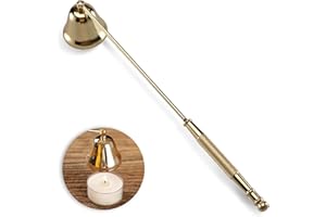 DUPOCHU Candle Snuffer, Unique Candle Extinguisher Snuffer, Decorative Candle Extinguisher Metal Candle Tool