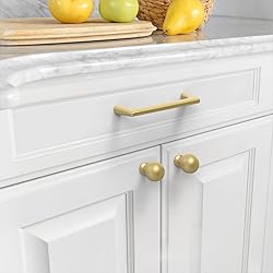 Asidrama 10 Pack 3.75 Inch(96mm) Gold Cabinet Pulls