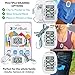 3DFitBud Simple Step Counter Walking 3D Pedometer from 3DActive with Clip & Lanyard - A420S - White