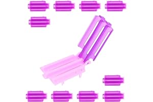 Fokmuaex 36pcs Manual Hair Roots Curler Clips, Durable Perm Clip for Hair Styling, Creates Fluffy Hair - Suitable for Barbers
