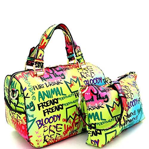 graffiti bag neon