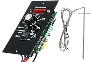 BBQZONE Digital Thermostat Kit Replacement Parts for Traeger Grills, Compatible with Traeger Wood Pellet Grills Item# BAC236
