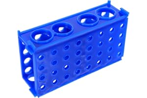 MUELODSIC Reusable Multi-Purpose Test Tube Rack Laboratory Tube Storage Organizer Stable for Biology