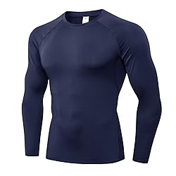 Men's Compression Shirt Long Sleeve Athletic Dry