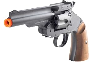 Barra Airguns Schofield BB Gun Airsoft Revolver Replica, Air Gun, for Adults, CO2 Powered, 6