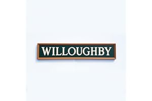 CHUCK PETERSON DESIGNS Willoughby Train Station Sign from Twilight Zone