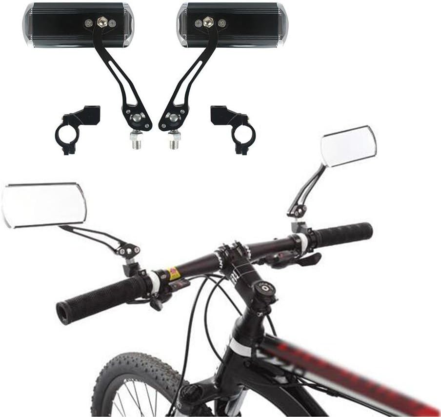 Bike mirror, 1 pair of bicycle rear view mirrors 360 ° rotation