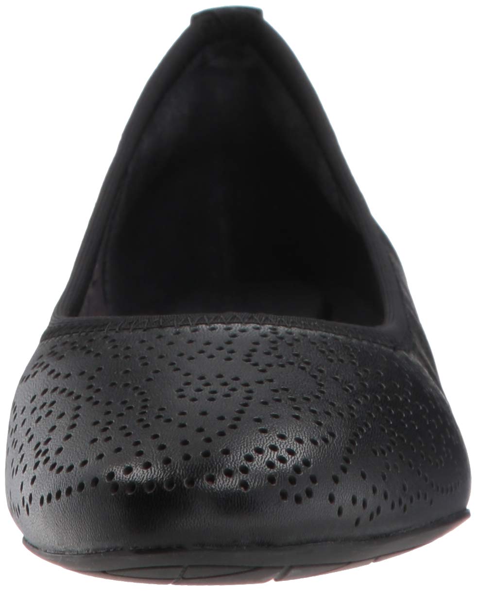 Rockport Women's Total Motion Hidden Wedge 20mm Perf Ballet Flat - Image 5