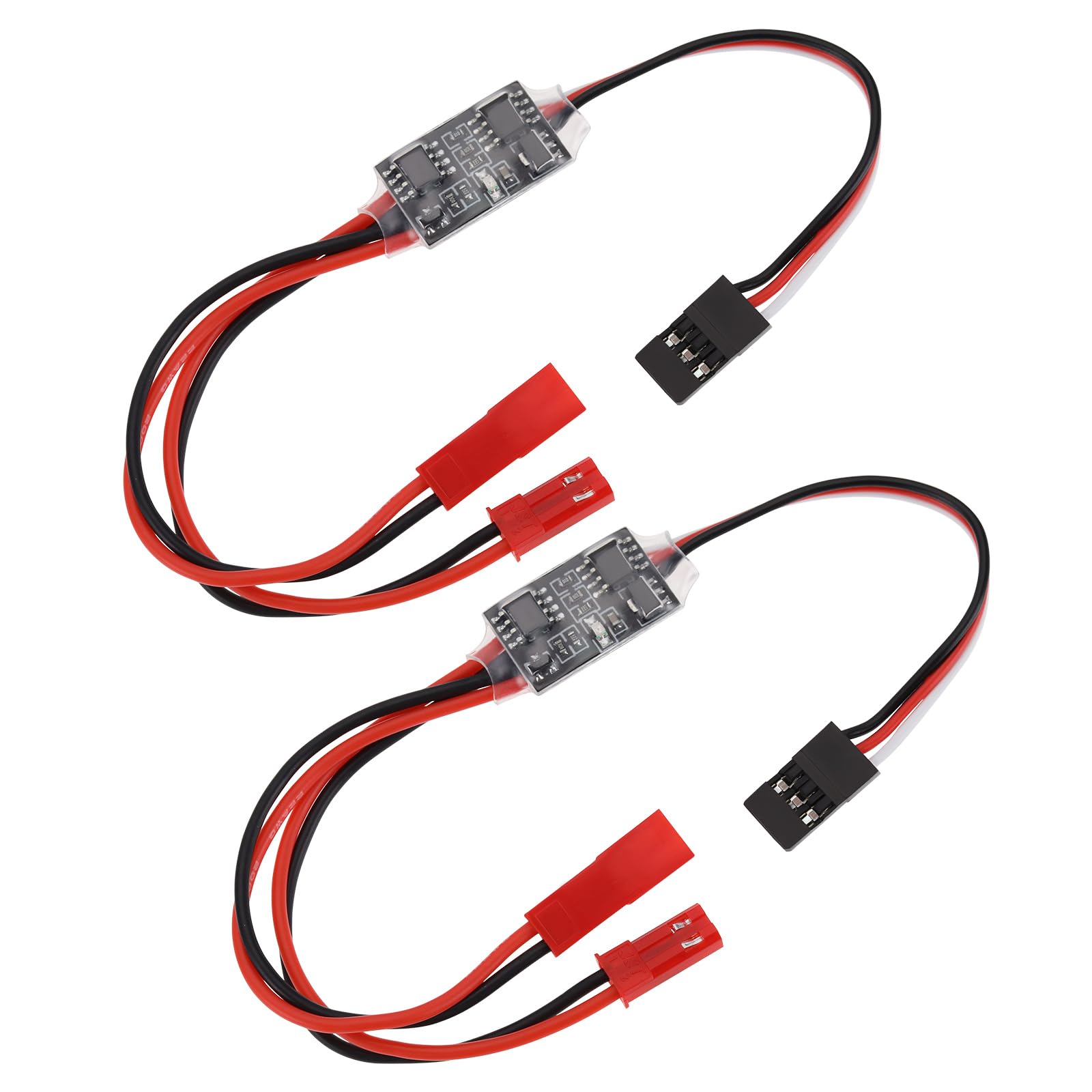 EMSea 2pcs 20A High Current Remote Control Electronic Switch 3-30V High Voltage Version Aerial Protection for RC Drone Water Pump PWM Signal Control