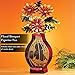 DecoBREEZE Decorative Table Fan, Desk Fan, Two Speed Electric Tabletop Fan, Figurine Fan, 7 inch, Floral Bouquet