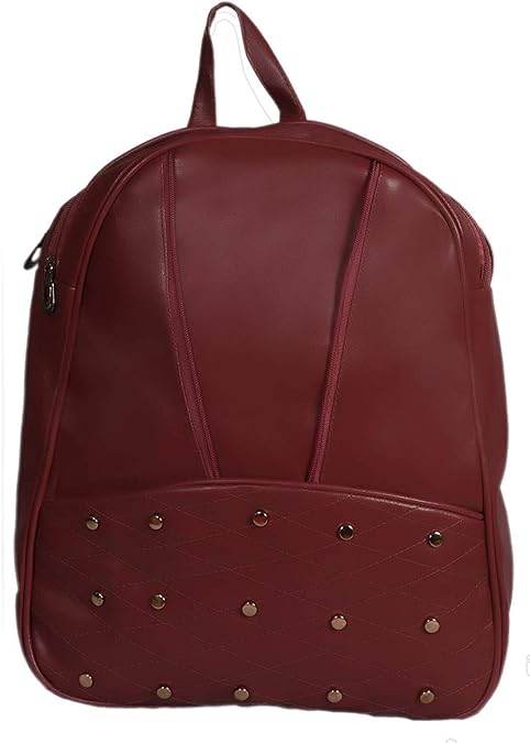 maroon backpack women's