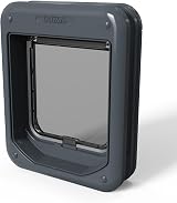 Cat Mate Rotary 4-Way Locking Cat Flap 358 Grey - For Small to Medium Cats view 4