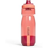 CamelBak Podium Water Bottle 24oz, Mercury Blush | Easy Squeeze Design, High Flow Self Sealing Cap, Secure Bike Cage Fit, Easy Clean Components, Lightweight Cycling Bottle