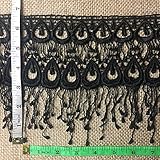 6.5 Inches, Peacock Trim with Fringes, 2 Yard Lot