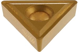 Cobra Carbide 41812 Solid Carbide Turning Insert, CM14 Grade, Multilayer Coated, TT Style, TT 322, 1/8" Thick, 1/32" Radius (Pack of 10)