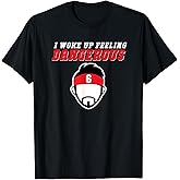 The Land - Tampa Woke Up Feeling Dangerous Football Team T-Shirt - Black - Small - Unisex-Adults