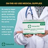 Value Aid Wound Dressings Adhesive Breathable 6x7 cm Pack 25 Sterile view 5
