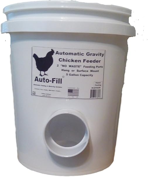 Amazon Com Automatic Hanging Gravity Chicken Feeder No Waste