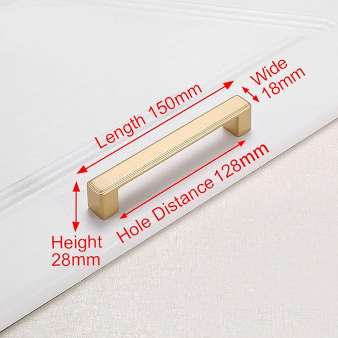 WHLJKN encargarse de,Tiradores de gabinete de Oro Mate Tiradores de