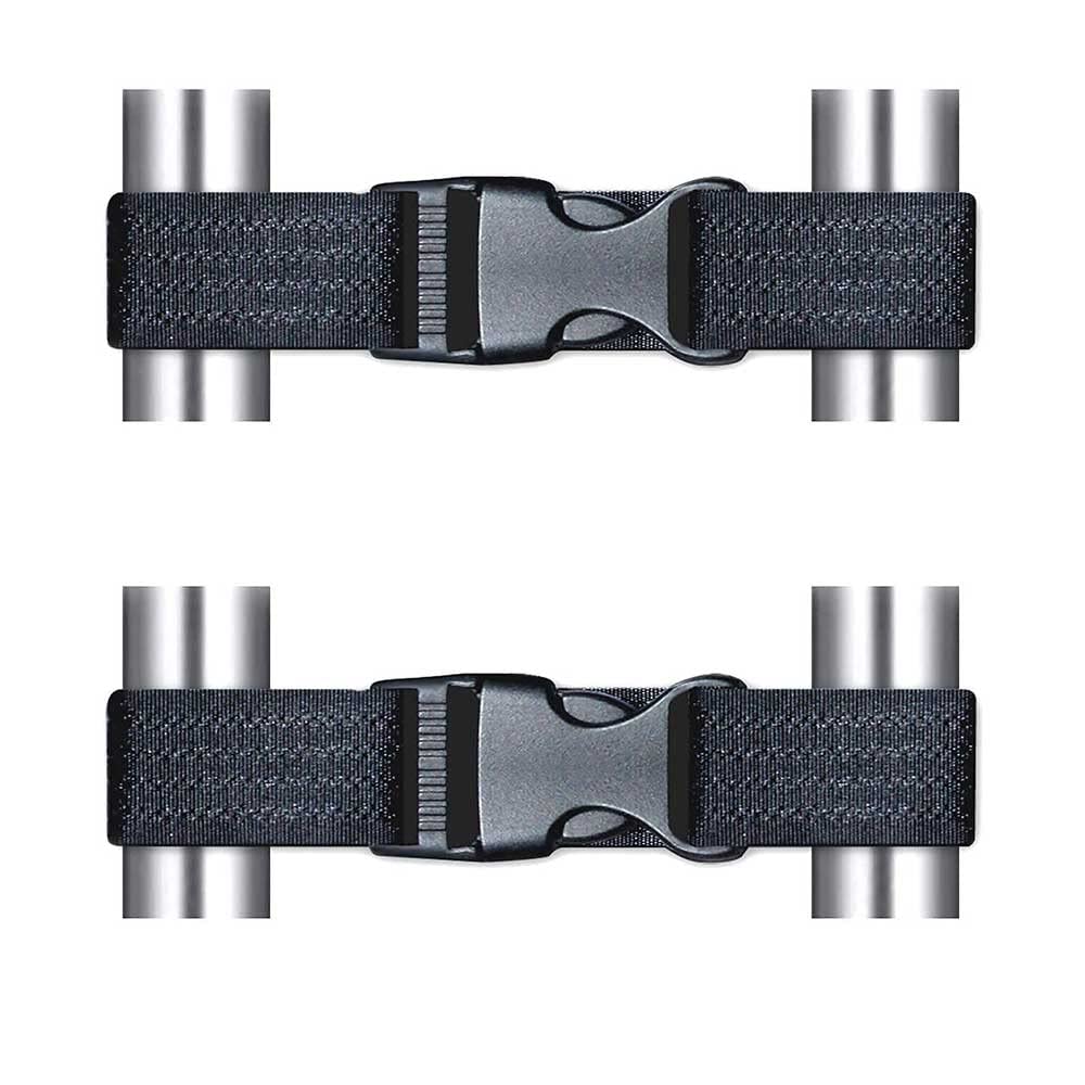 2 Pack Child Safety Cupboard Locks Child Locks Buckle Strap Kitchen Cupboards Baby Proofing Adjustable Straps for Two Door Cabinets Fridge