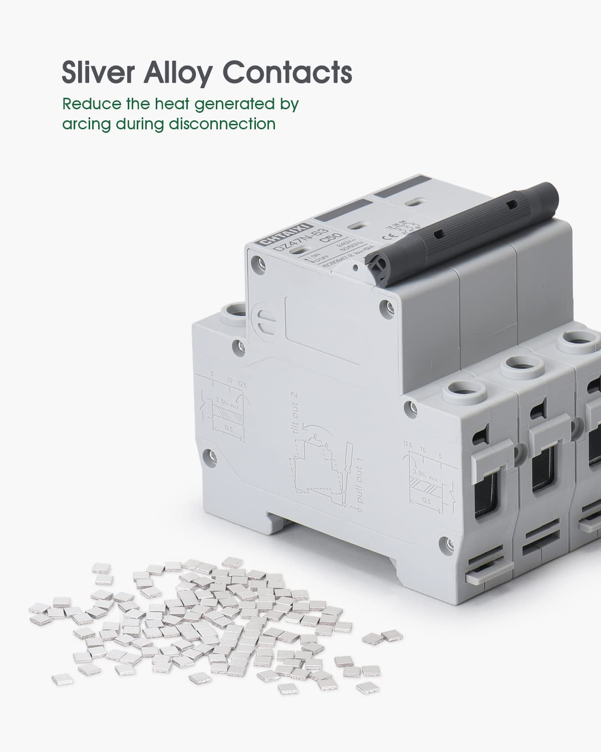 Gewiss Interruttore Magneto-Termico 32A, DIN Rail - Foto 3