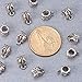 Pandahall 20pcs Tibetan Silver Connectors Bails Beads Fit Charm European Bracelet Pendant
