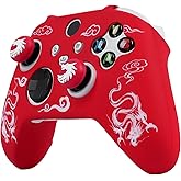 RALAN Controller Skin for Xbox Series, Anti-Slip Silicone Controller Cover Protector Case Compatible for Xbox Series Wireless/Wired Gamepad Joystick with 2 Cute Thumb Grips Caps