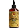 Tropic Isle Living Jamaican Black Castor Oil | Rich in Vitamin E, Omega Fatty Acids & Minerals | For Hair Growth Oil, Skin Conditioning, Eyebrows & Eyelashes, Scalp and Nail Care (PET) (8oz)