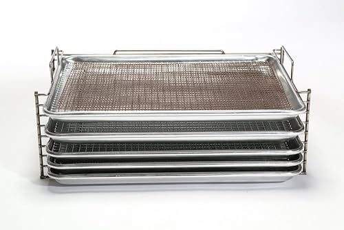 Meat Curing Rack Grate Bull Rack - BR4 Ultimate Package - Grill Tray System - Grill, Smoke ...