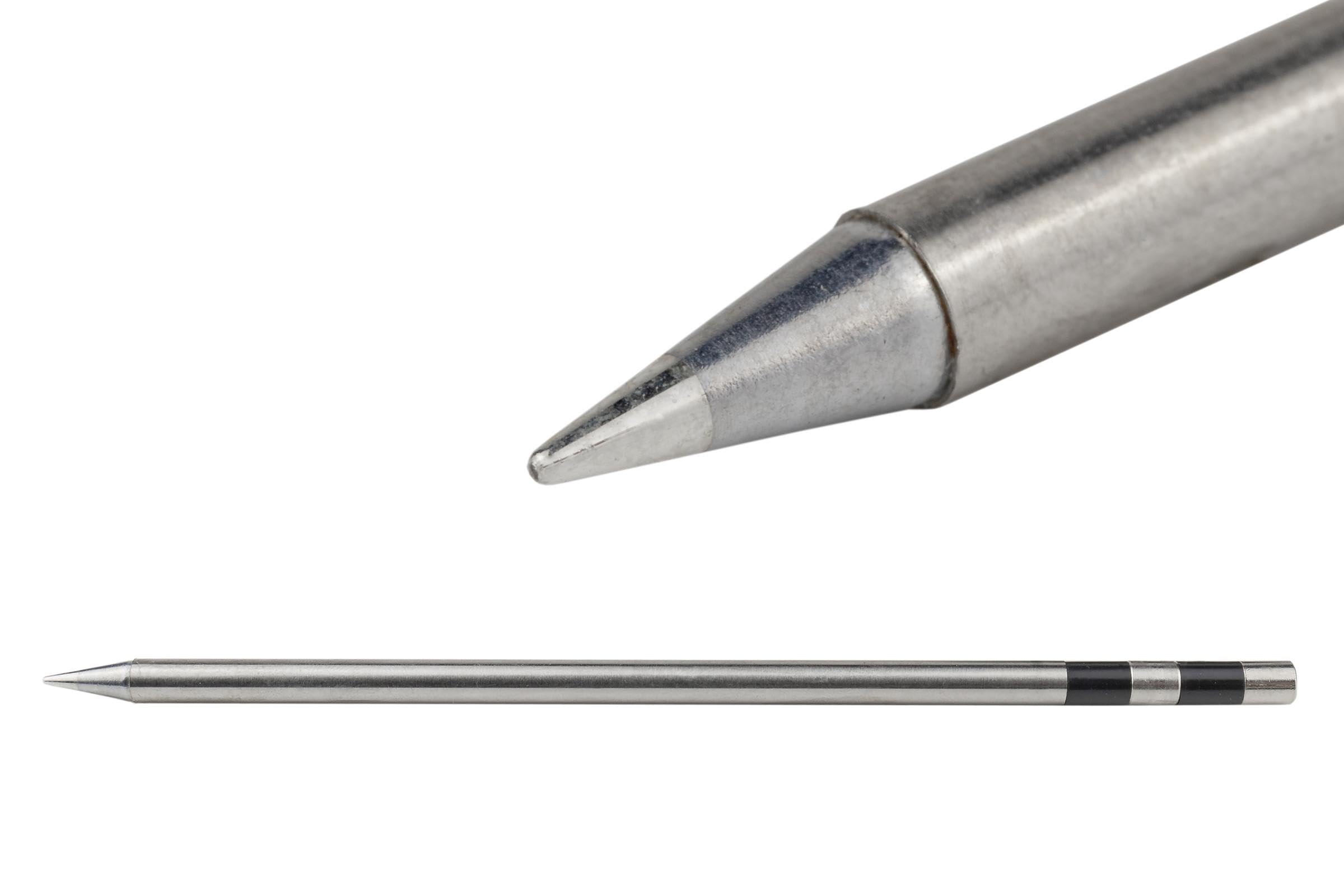 Quick TSS02-1B Permanent Soldering Tip Straight Pencil Tip Diameter 1 mm Rapid Cartridge Soldering Tip TS1200 Soldering Station, 1 mm, Pointed