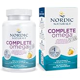 Nordic Naturals Complete Omega Xtra, GLA, Skin &amp; Cognition - 60 Count | 1360 mg omega-3s per serving for brain, heart &amp; joint health. 76 mg GLA supports healthy skin. Lemon flavor. Non-GMO.