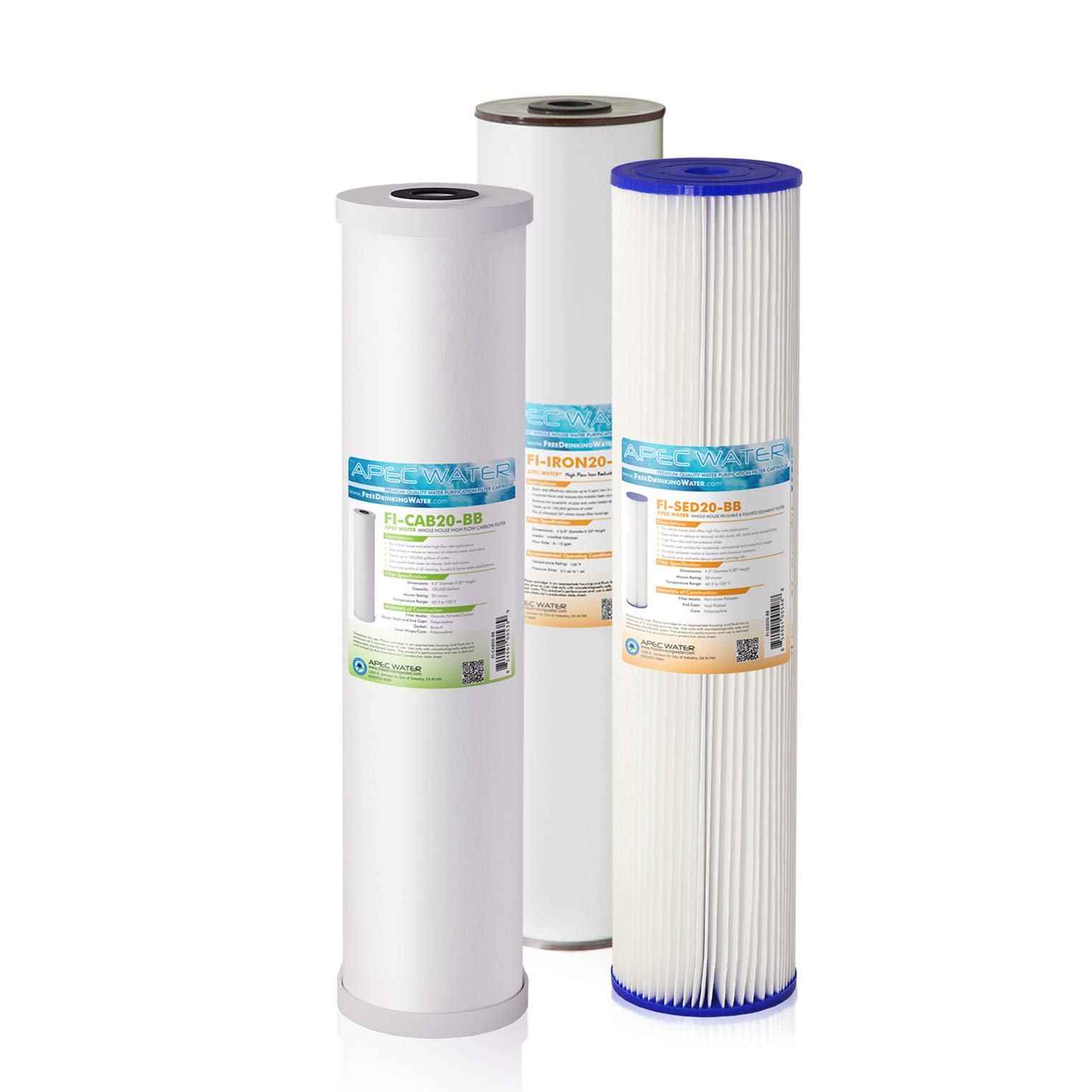 APEC Water Systems FILTER-SET-CB3-20BB 20" Whole